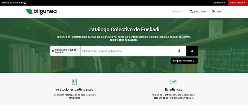 Catálogo multidispositivo mOpac Catálogo colectivo del País Vasco - BILGUNEA