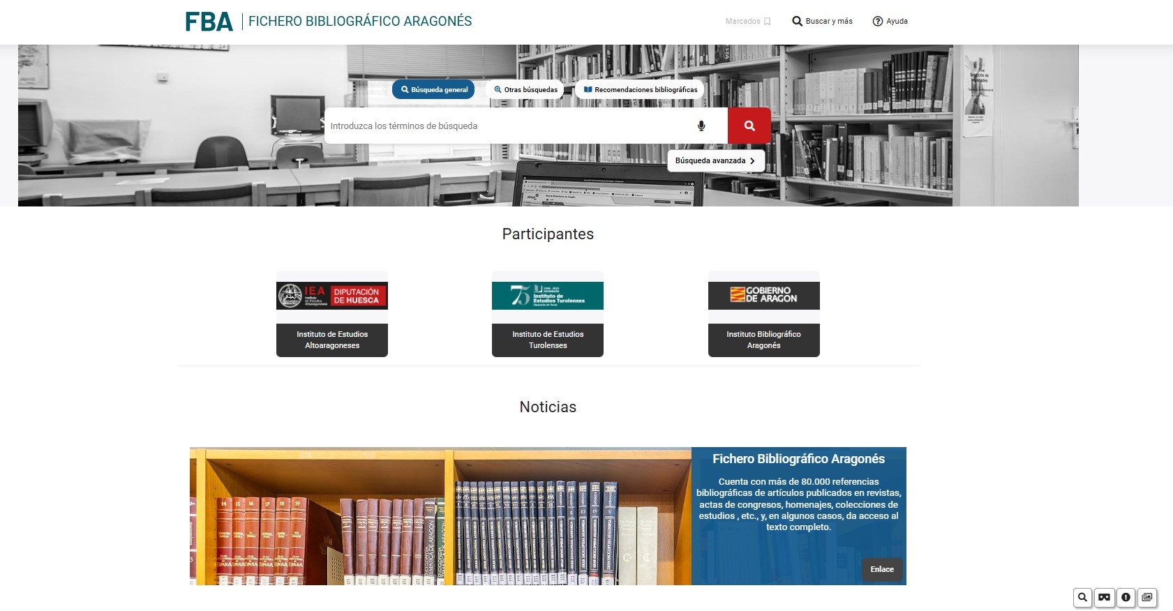 mOpac Fichero Bibliográfico Aragonés del Instituto de Estudios Altoaragoneses